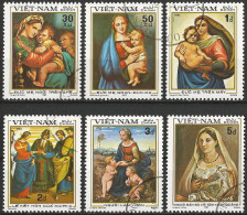 Vietnam 1983 - Mi 1327/32 - YT 420/25 ( Religious Paintings By Raffaello Sanzio ) - Religieux
