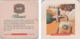 5002352 Bierdeckel Quadratisch - DAB - Braufrisch - Bierdeckel