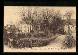 CPA Montlucon, Institution Saint-Joseph, Le Jardin Et Le Petit-Collège, Cote Sud  - Montlucon