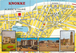 Belgium Knokke Map Beach Tower - Knokke