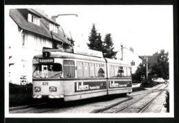 Fotografie Unbekannter Fotograf, Ansicht Bielefeld, Strassenbahn-Triebwagen Nr. 825, Linie 3 Richtung Brennerstrasse  - Lieux