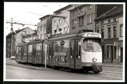 Fotografie Unbekannter Fotograf, Ansicht Duisburg, Strassenbahn-Triebwagen Nr. 1081  - Lieux