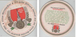 5000353 Bierdeckel Rund - Ulmer Münster Bier - Beer Mats