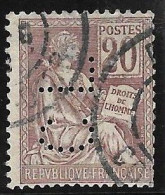 1 04	29	20	N°	126	Perforé	-	CL 218	-	CREDIT LYONNAIS - Used Stamps