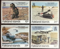 Falkland Islands 1987 Royal Engineers Aircraft MNH - Falkland