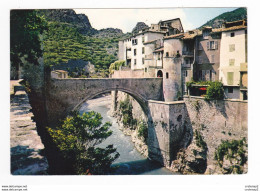 04 ENTREVAUX N°429 La Porte Fortifiée La Route Des Alpes Beau Pont Sur Le Var - Autres & Non Classés