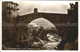 71740823 Torino Ponte San Martino, Ponte Romano Sul Lys Torino - Sonstige & Ohne Zuordnung