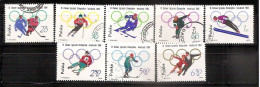 POLAND 1964●Winter Olympics Innsbruck●Mi 1457-64 CTO - Usati