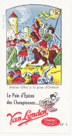 Buvard 10.5 X 19.9 Le Pain D'épices VAN LYNDEN Jeanne D'Arc à La Prise D'Orléans  N° 1  Papier Blanc - Peperkoeken