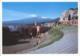 71727151 Taormina Sizilien Teatro Greco Griechisches Theater Vulkan Aetna Taormi - Other & Unclassified