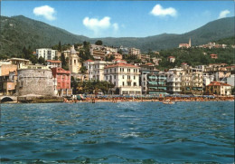 71727119 Alassio Riviera Dei Fiori Blick Vom Meer Strand Alassio - Autres & Non Classés