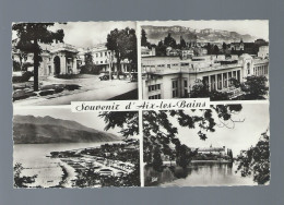 CPSM Dentelée - 73 - Souvenir D'Aix-les-Bains - Multi-Vues - Circulée En 1959 - Aix Les Bains