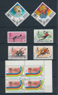 10 Timbres Oblitérés X-13 XX° Jeux Olympiques D'été MOSCOU 1980 Mongolie Pologne Hongrie Guinée - Sommer 1980: Moskau