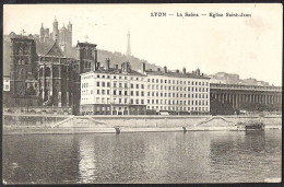 LYON Le Saône Eglise Saint-Jean  * Ca 1910 - Andere & Zonder Classificatie