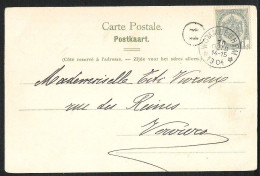 WOMMELGHEM 1904 Op Zichtkaart/cpa ANVERS Le Kiosque Du Parc - Postmarks With Stars