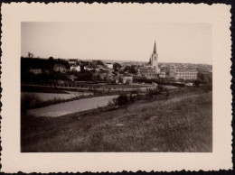 Jolie Photographie Ancienne Paysage Et Clocher à Alsemberg / Beersel / Belgique Avril 1947 / 7,1 X 9,8 Cm - Lieux