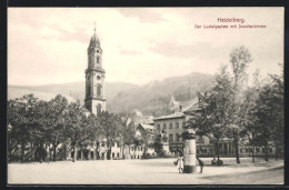 AK Heidelberg / Neckar, Ludwigsplatz Mit Jesuitenkirche  - Heidelberg