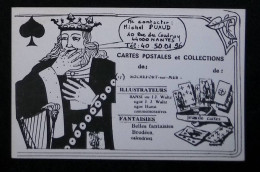 Cp, Publicité, Michel Puaud, Nantes, Cartes Postales De Collection, Membres Des Cartophiles Du Pays Nantais, N°26 - Advertising
