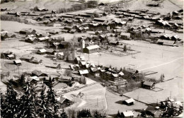 Lenk (Berner Oberland), Dorfansicht (13372) * 2. 1. 1957 - Lenk Im Simmental