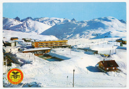 CPSM 10,5 X 15  Xèmes Jeux Olympiques D'Hiver De GRENOBLE 1968  L'ALPE D'HUEZ La Piscine Et La Patinoire. Au Fond, Le* - Andere & Zonder Classificatie