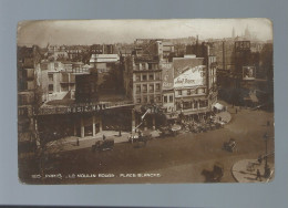 CPA - 75 - Paris - Le Moulin Rouge - Place Blanche - Circulée - District 18