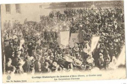 Nevers .  Cortège Historique De Jeanne D'arc ,  La Corporation Des Artisans  , 31 Octobre 1909 - Nevers