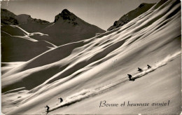 Bonne Et Heureuse Année! - Regenbolshorn (9873) * 22. 12. 1952 - Skifahrer - Lenk Im Simmental