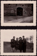 Lot De 2 Photographies Anciennes à Beauraing / Belgique, En 1947, Wallonie, Namur 9,8 X 6,7 Cm - Orte
