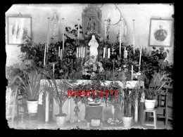 Patronage En Juin 1905 - Vierge Marie - Mois Du Sacre-Coeur - Plaque De Verre - Taille 88 X 118 Mlls - Diapositiva Su Vetro
