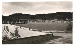 71725617 Schluchsee Blick Auf Staumauer Und Cafe Hubertus Aeule - Schluchsee