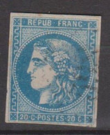 France N° 46 Type III Repére 3 - 1870 Bordeaux Printing