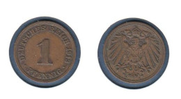 Allemagne  1 Pfennig  1913 A, Type 2, KM#10, Deutsches Reich, - 1 Pfennig