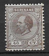 Suriname 1873-88, NVPH 12C MH, Kw 42.5 EUR(SN 3160) - Surinam ... - 1975