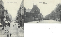 CHARLEROI : Rue De La Montagne, Descente + La Caserne ( 2 Cartes ). Impeccables. - Charleroi