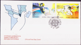 Chypre - Zypern - Cyprus FDC1 1988 Y&T N°691 à 692 - Michel N°695 à 696 - 7c EUROPA - Storia Postale