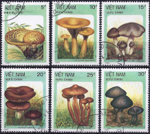 Vietnam 1987 - Mi 1876/83 - YT 848/53 ( Mushrooms ) - Funghi