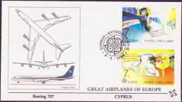 Chypre - Zypern - Cyprus FDC2 1988 Y&T N°691 à 692 - Michel N°695 à 696 - 7c EUROPA - Storia Postale