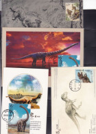 China 2017 Dinosaur Maximum Cards 4v - Vor- U. Frühgeschichte