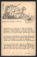 Künstler-AK Bad-Elster, Margaretentag 1911, Gedicht V. Alfred Pinther  - Autres & Non Classés