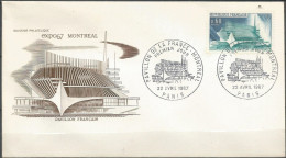 FRANCE  FDC N° 1519 - 1960-1969