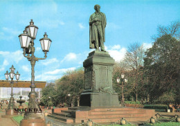 RUSSIE - Moscow - Statue Of A S Pushkin - Sculptor A  Opekushin - Architect P Bogomolov - Carte Postale - Russie