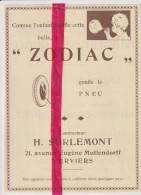Pub Reclame - Zodiac , H. Surlemont , Verviers - Orig. Knipsel Coupure Tijdschrift Magazine - 1924 - Publicités