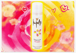CPM 10.5 X 15 Publicité Impulse  Vanilla Risses Parfum De Toilette Déodorant - Advertising