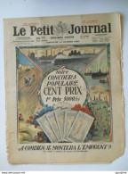 Le Petit Journal N°1558 – 31 Octobre 1920 - Concours Populaire Emprunt - Le Petit Journal