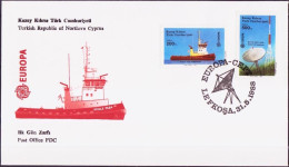 Chypre Turque - Cyprus - Zypern FDC 1988 Y&T N°208 à 209 - Michel N°223 à 224 - EUROPA - Covers & Documents