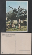 III REICH - WWII - JUNKERS STUKAS UND LUFTTRANSPORTER  / CP DE PROPAGANDE ILLUSTREE # 3 (ref CP1153) - War 1939-45