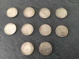 10 PIECES DE DIVERS PAYS  - REFRAPPE METAL  - CUPRO - Other & Unclassified