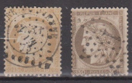 France N° 55 Et 56 - 1871-1875 Ceres