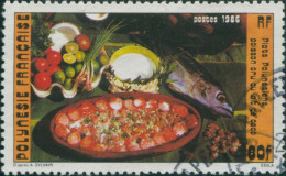 French Polynesia 1986 Sc#423A,SG482 80f Fish In Coconut Milk FU - Sonstige & Ohne Zuordnung