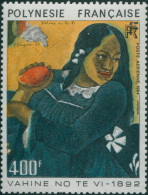 French Polynesia 1984 Sc#C208,SG422 400f Woman With Mango Painting MNH - Andere & Zonder Classificatie